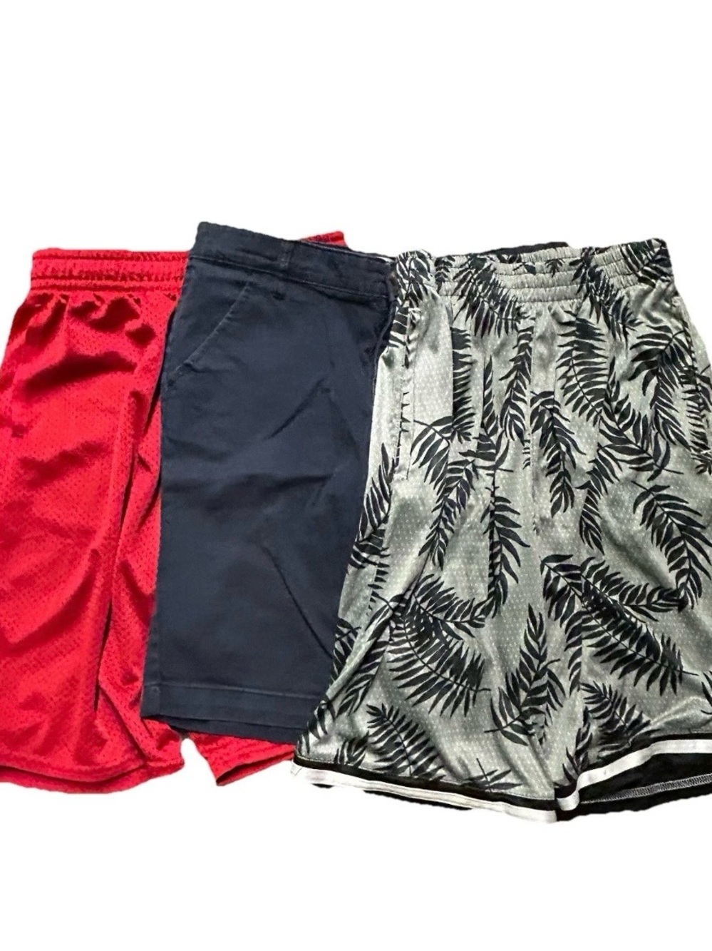 3 Pairs of Boy’s Summer Athletic Shorts Khaki Shorts Size XL (14/16)